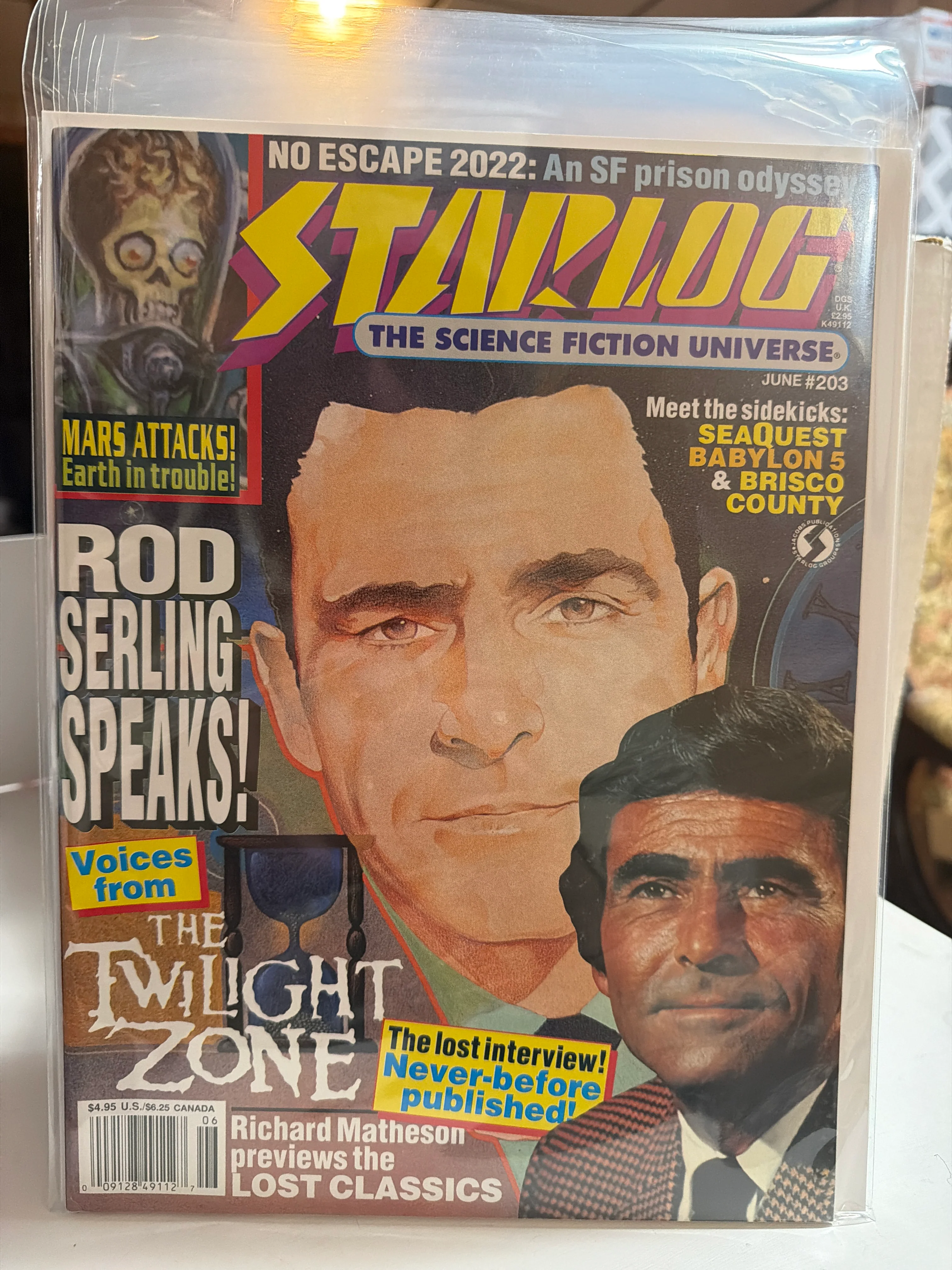 Starlog #203 Twilight Zone & Serling Interview!