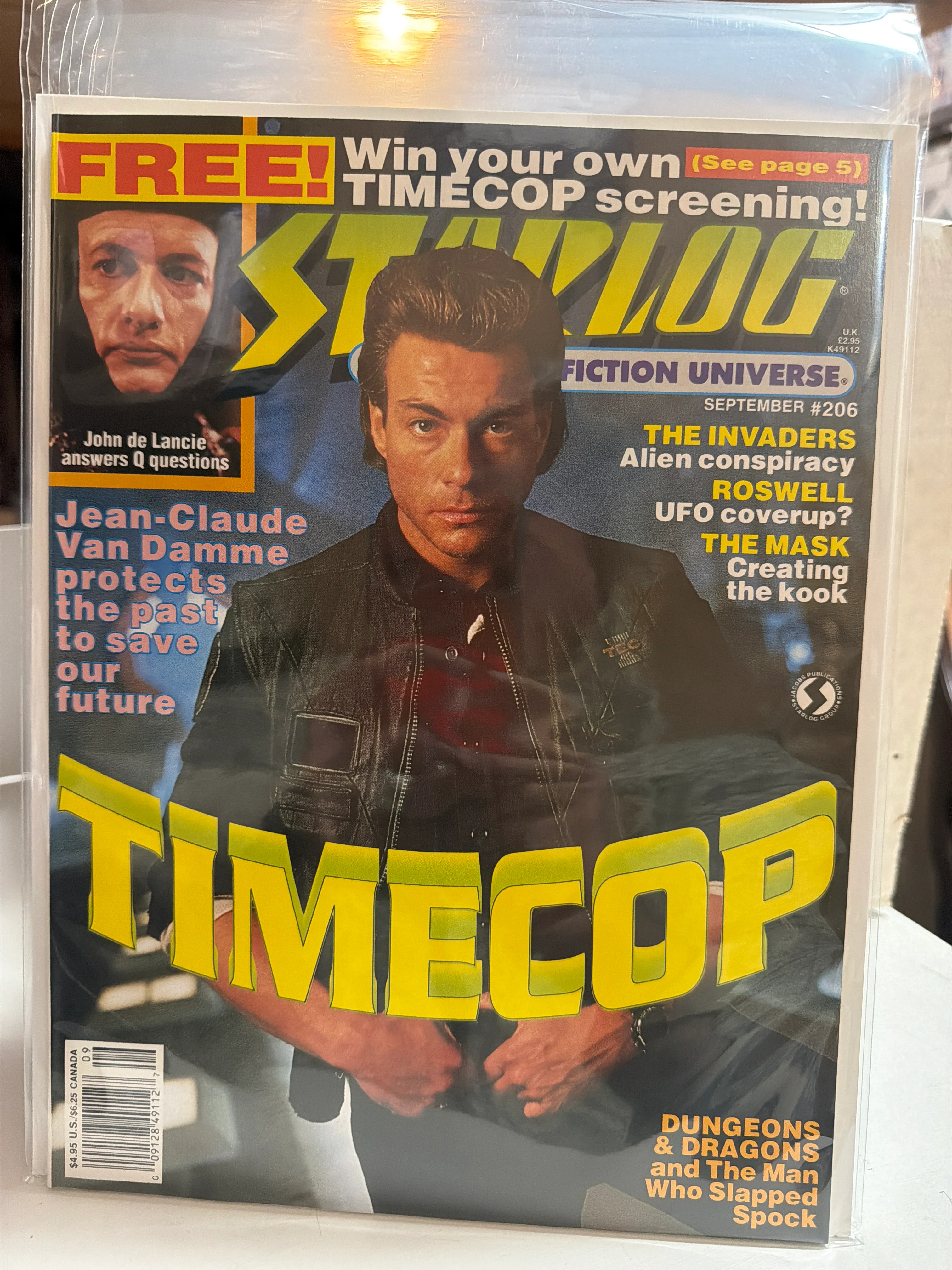 Starlog #206 TIMECOP
