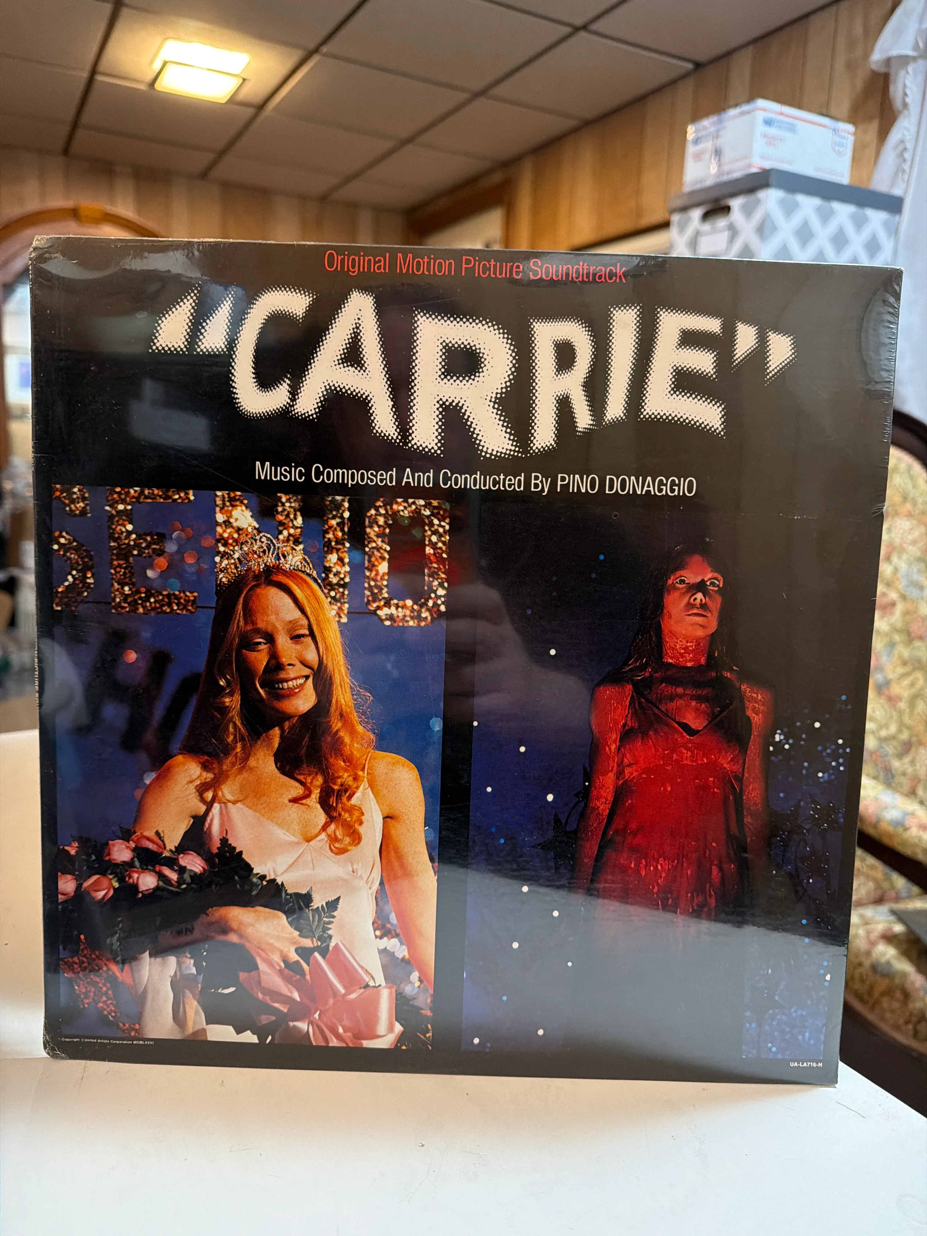 Stephen King's Carrie : OST Original Soundtrack Album LP Vintage / Sealed 1976