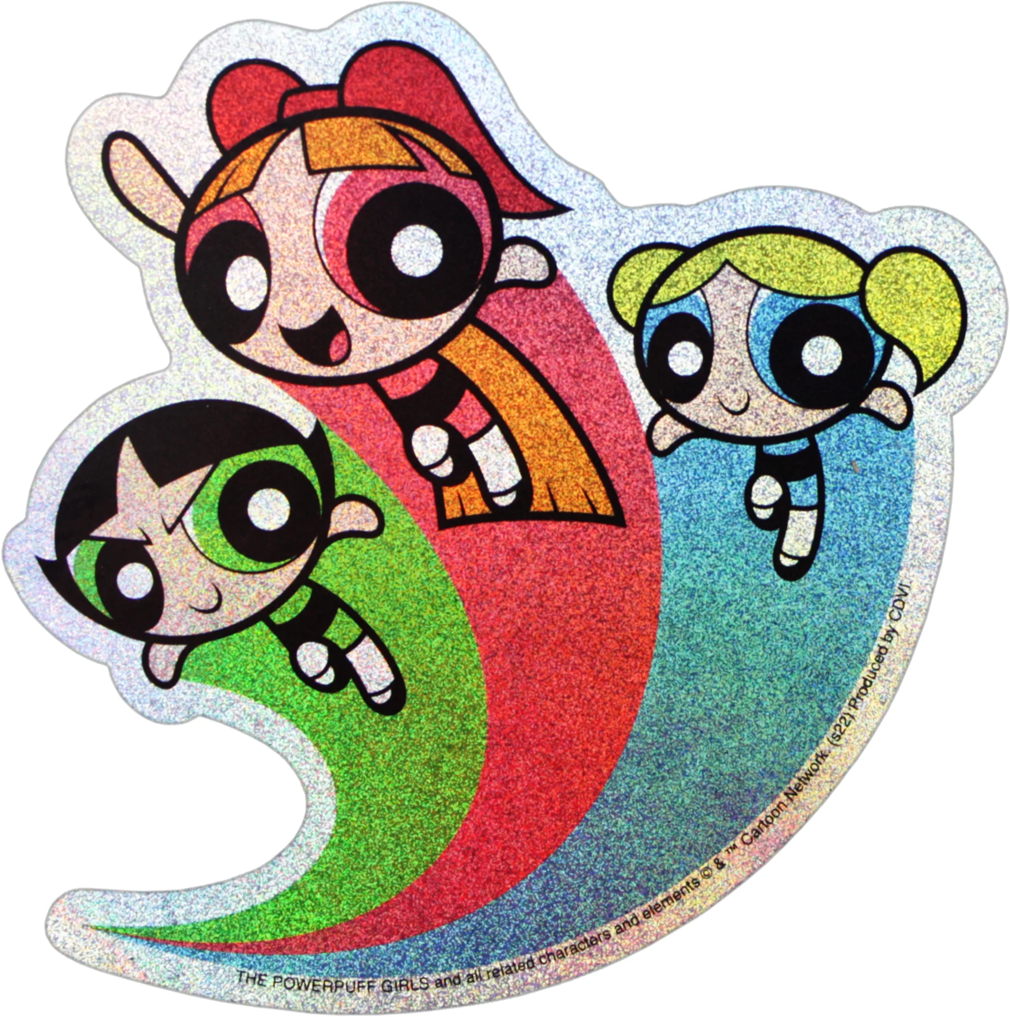Sticker - Powerpuff Girls - Glittery Flight
