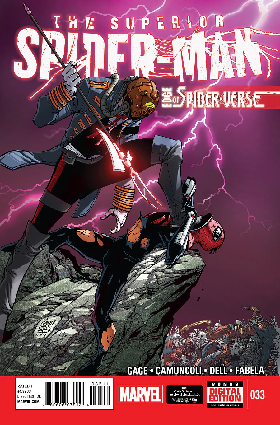 SUPERIOR SPIDER-MAN #33 (2013 Marvel Now!) 1st Spider-Cyborg