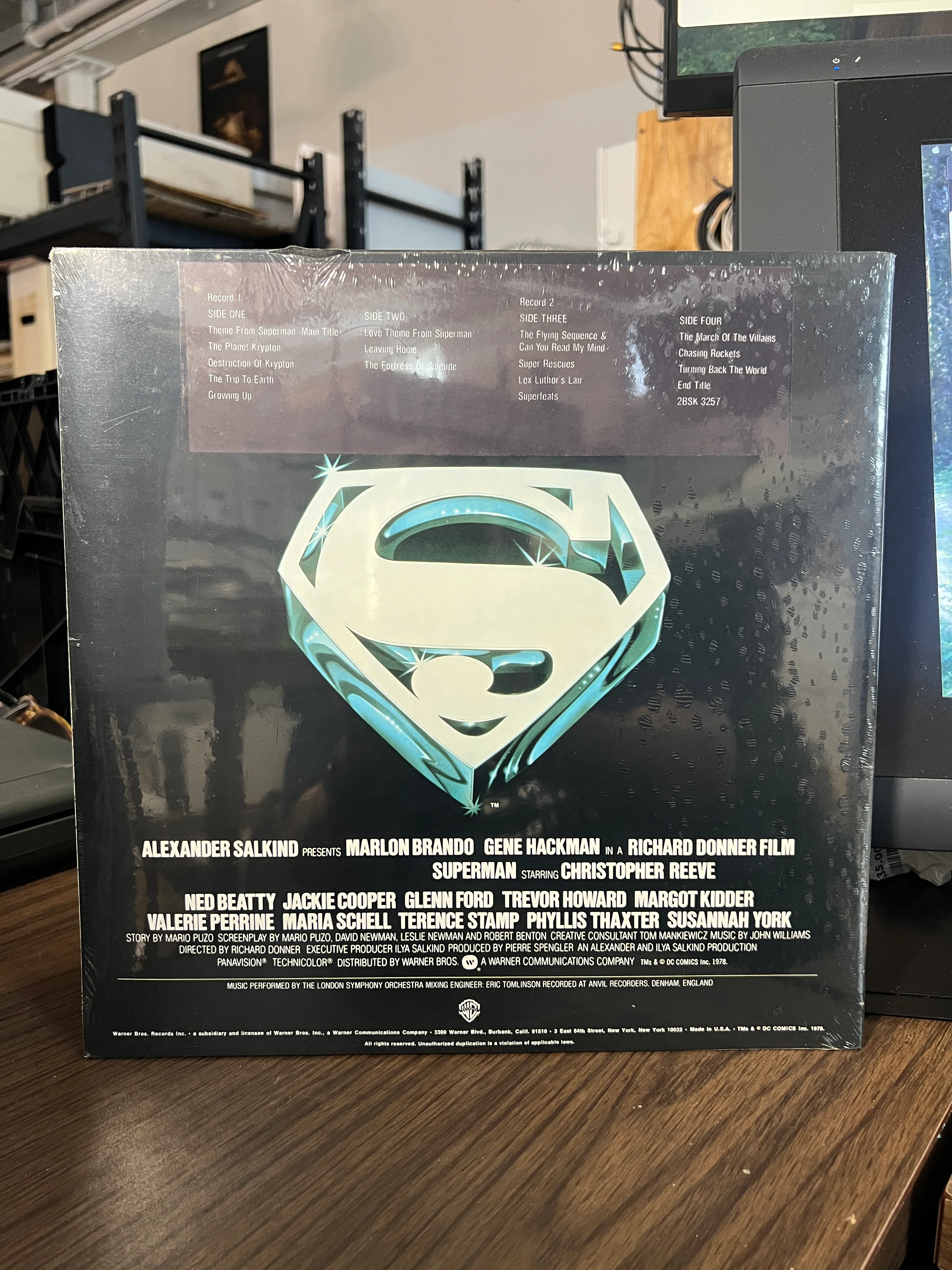 Superman The Movie: (JOHN WILLIAMS) : OST Soundtrack Vinyl LP Original Pressing Sealed - Image 2