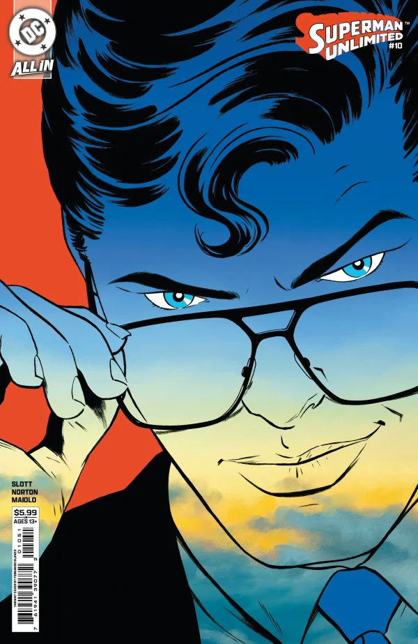 SUPERMAN UNLIMITED #10 CVR E FERNANDO BLANCO CARD STOCK VAR