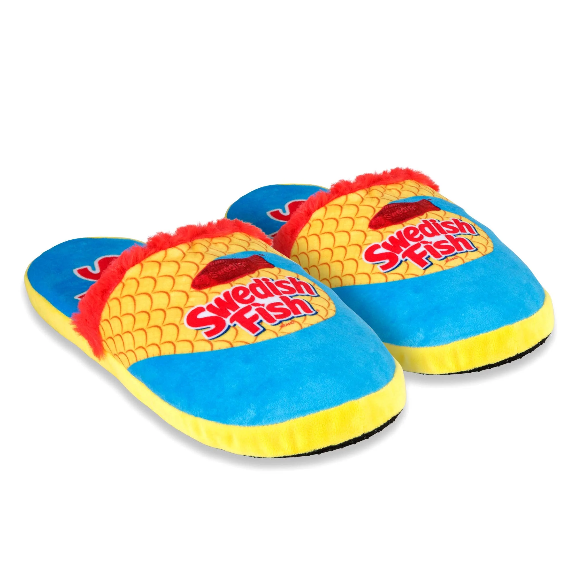 Swedish Fish Fuzzy Slides/Slippers - Large