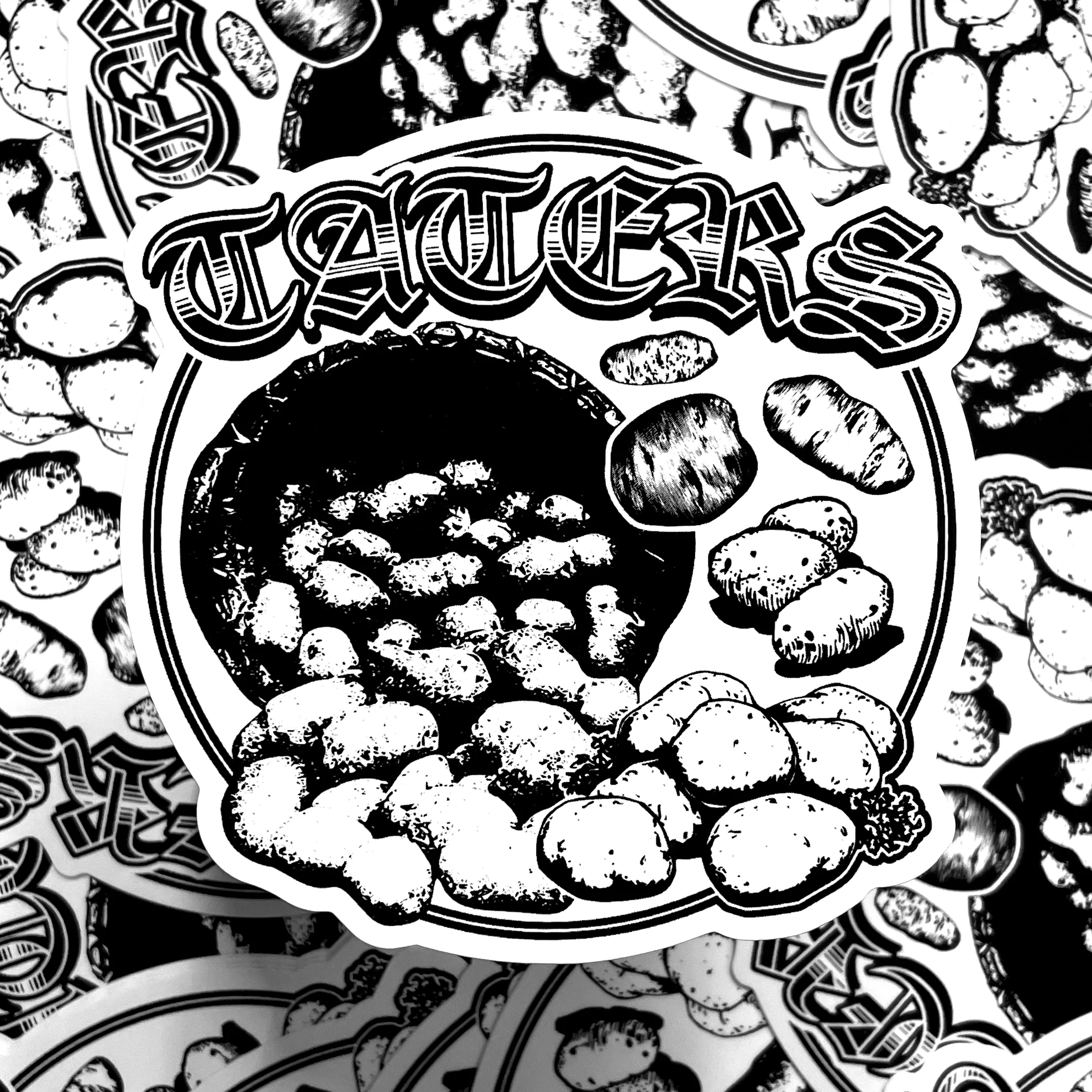 "Taters" Round Sticker by Arcane Bullshit - Image 2