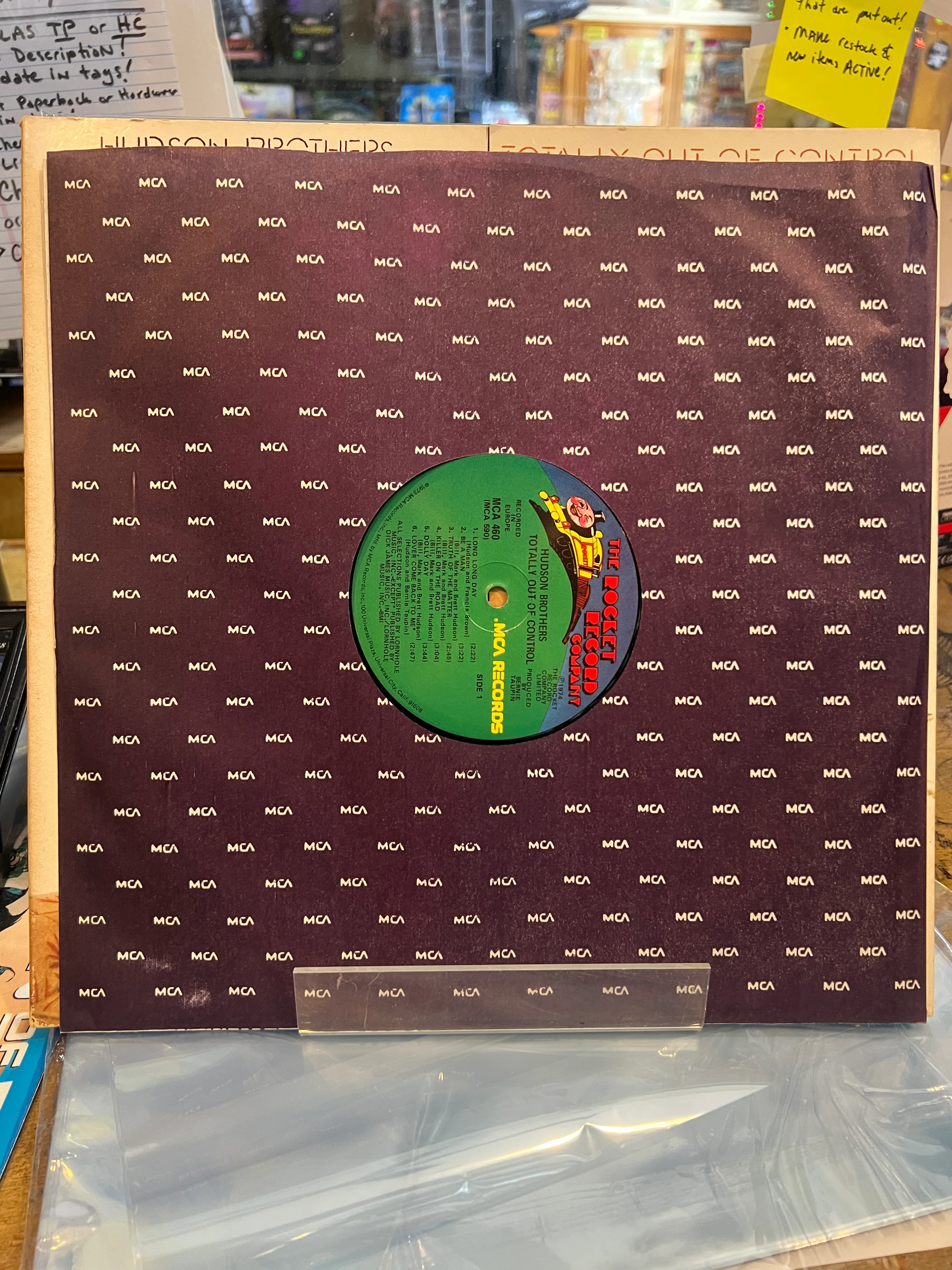 The Hudson Brothers: Totally Out of Control VG/NM LP - Image 2