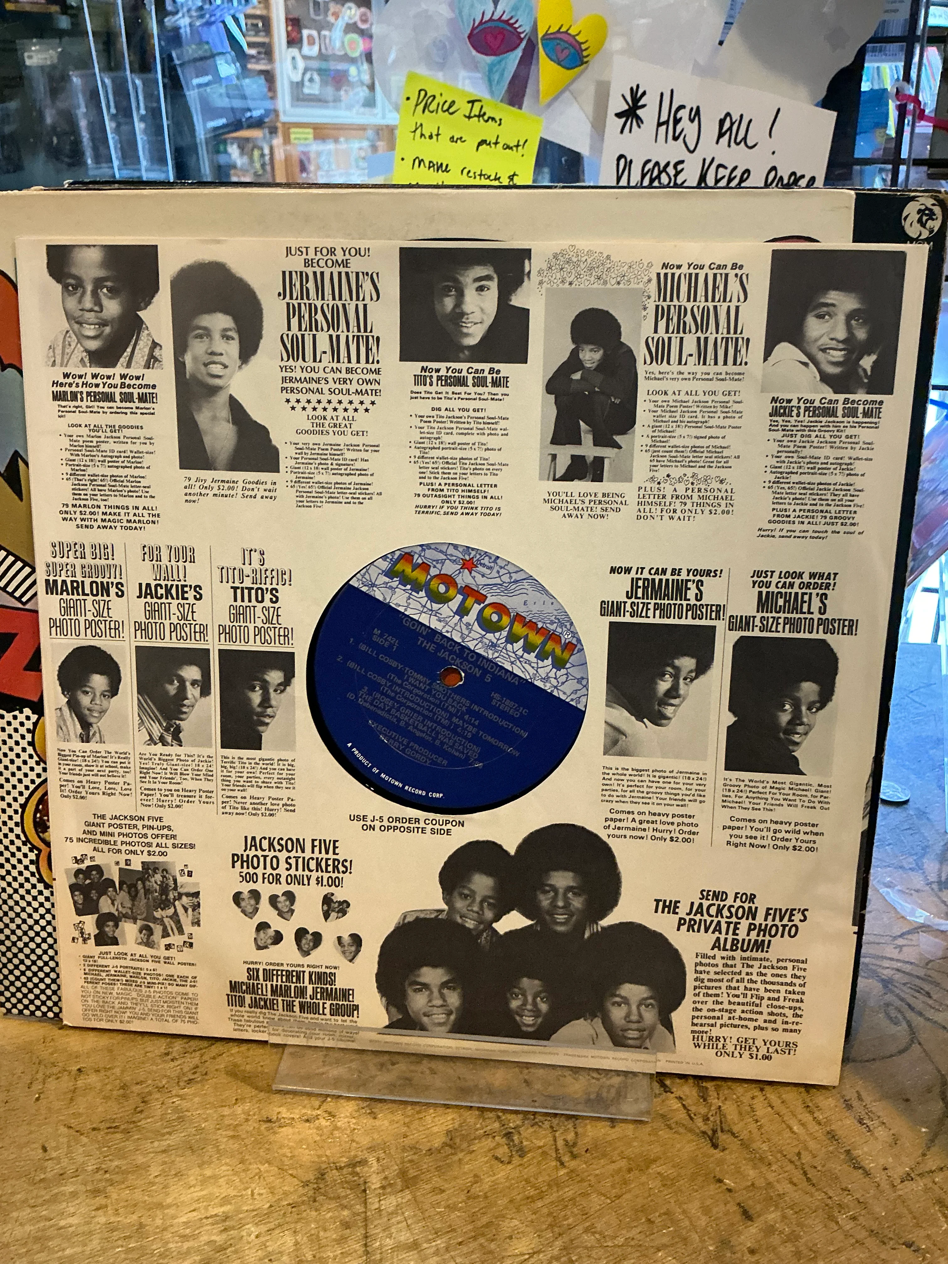 The Jackson 5 : Goin' Back To Indiana TV Soundtrack LP - Image 2