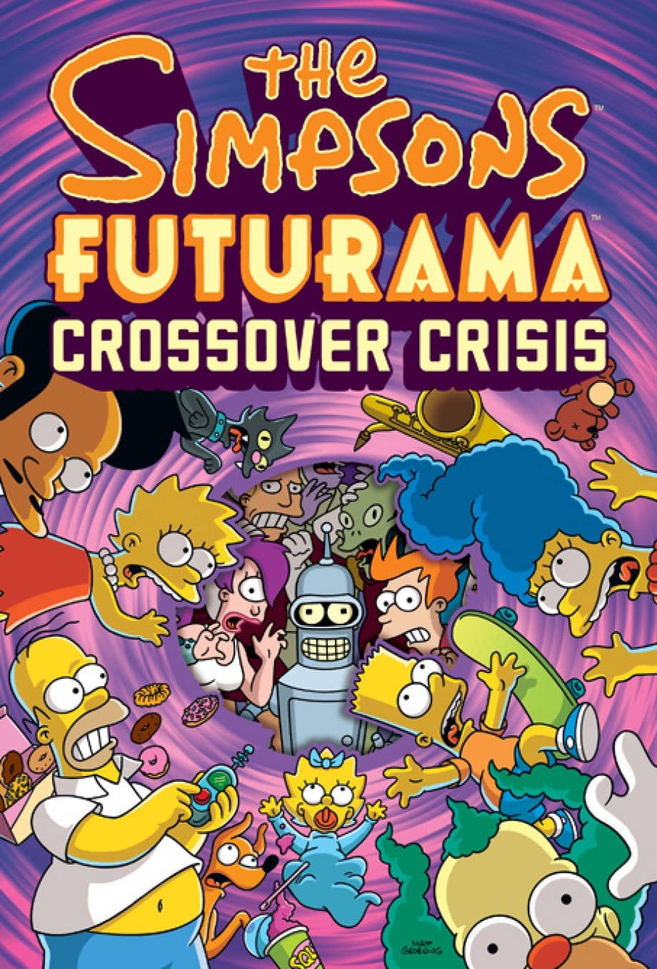 The Simpsons Futurama Crossover Crisis : Deluxe Oversize Slipcased Hardcover