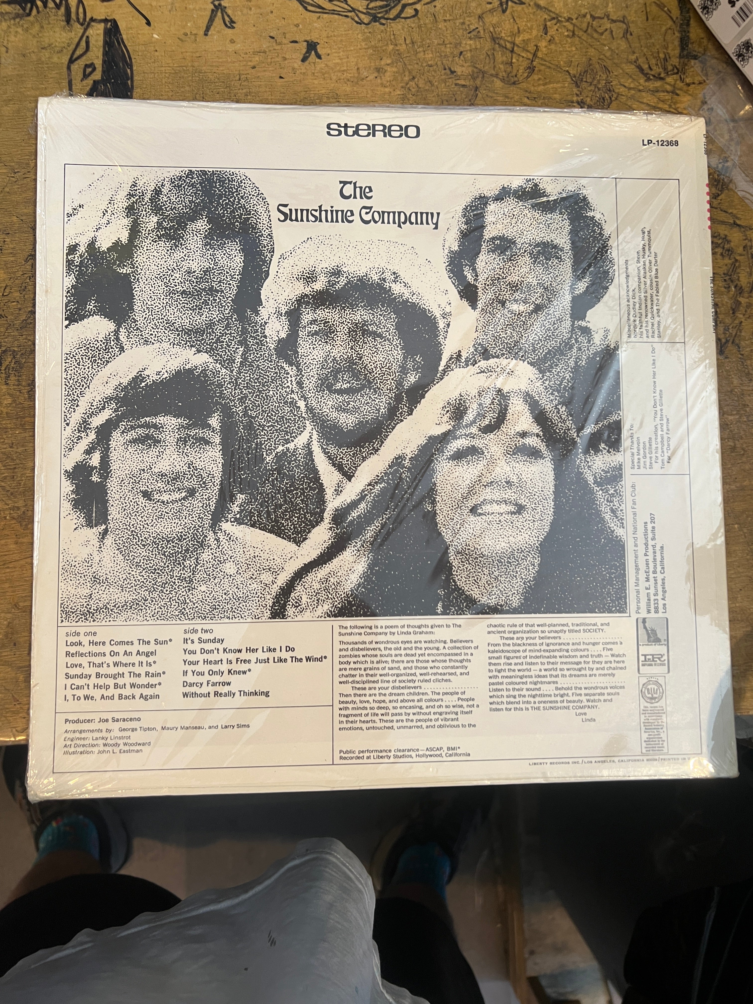 The Sunshine Company 1968 NM/NM LP-12368 - Image 2