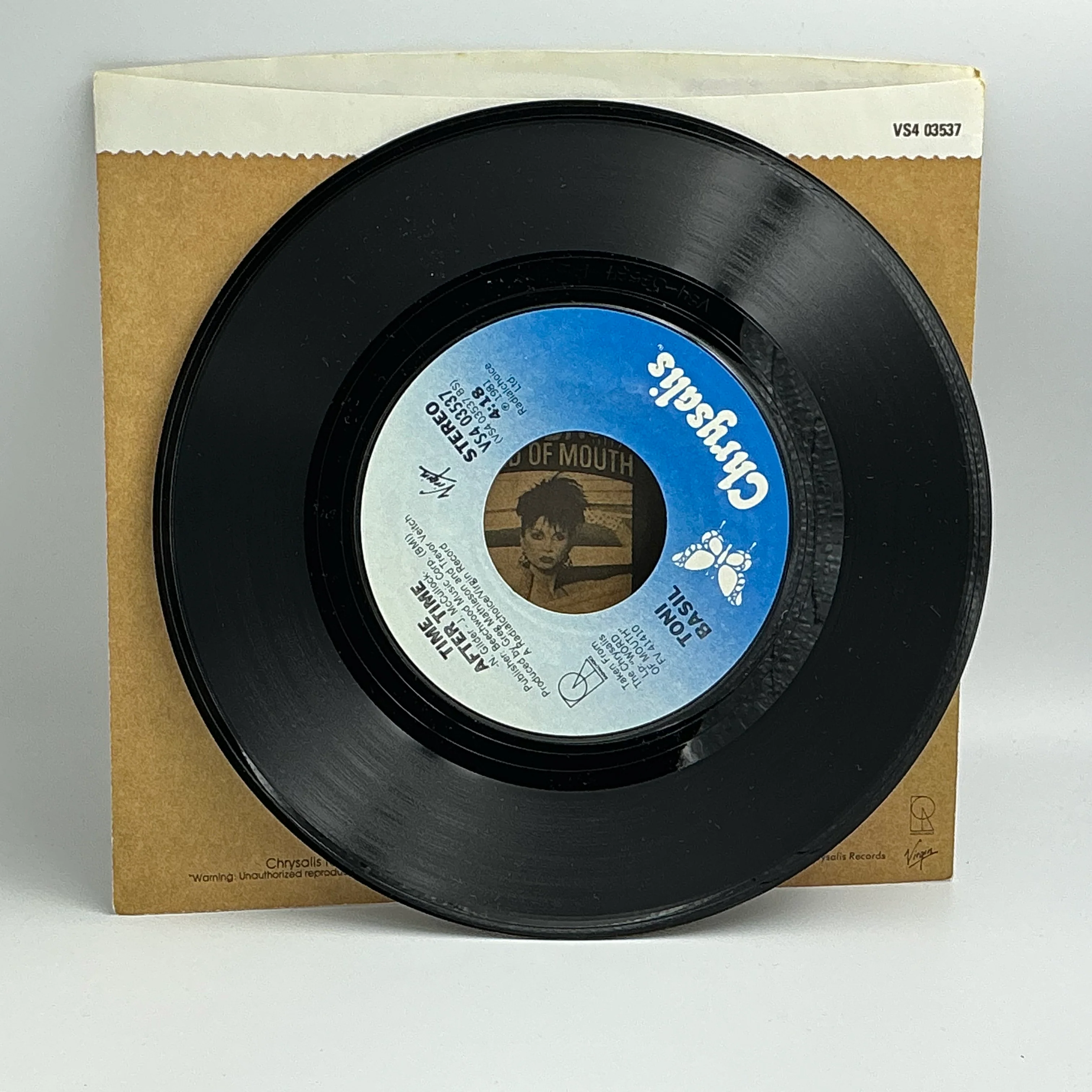 Tony Basil : "Shoppin' From A to Z"  7" Single - Image 3