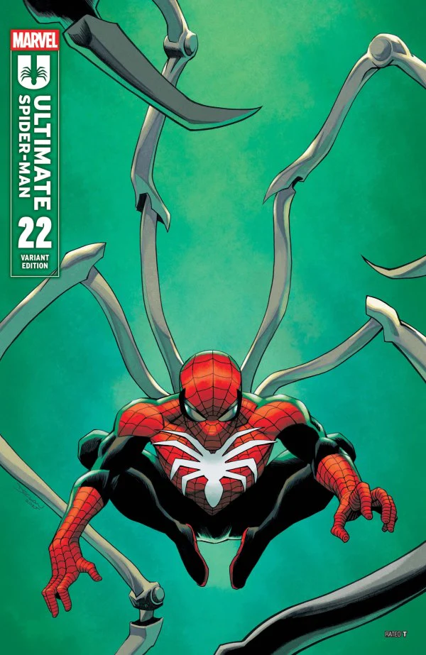 ULTIMATE SPIDER-MAN #22 (2025) DECLAN SHALVEY SPOILER VARIANT
