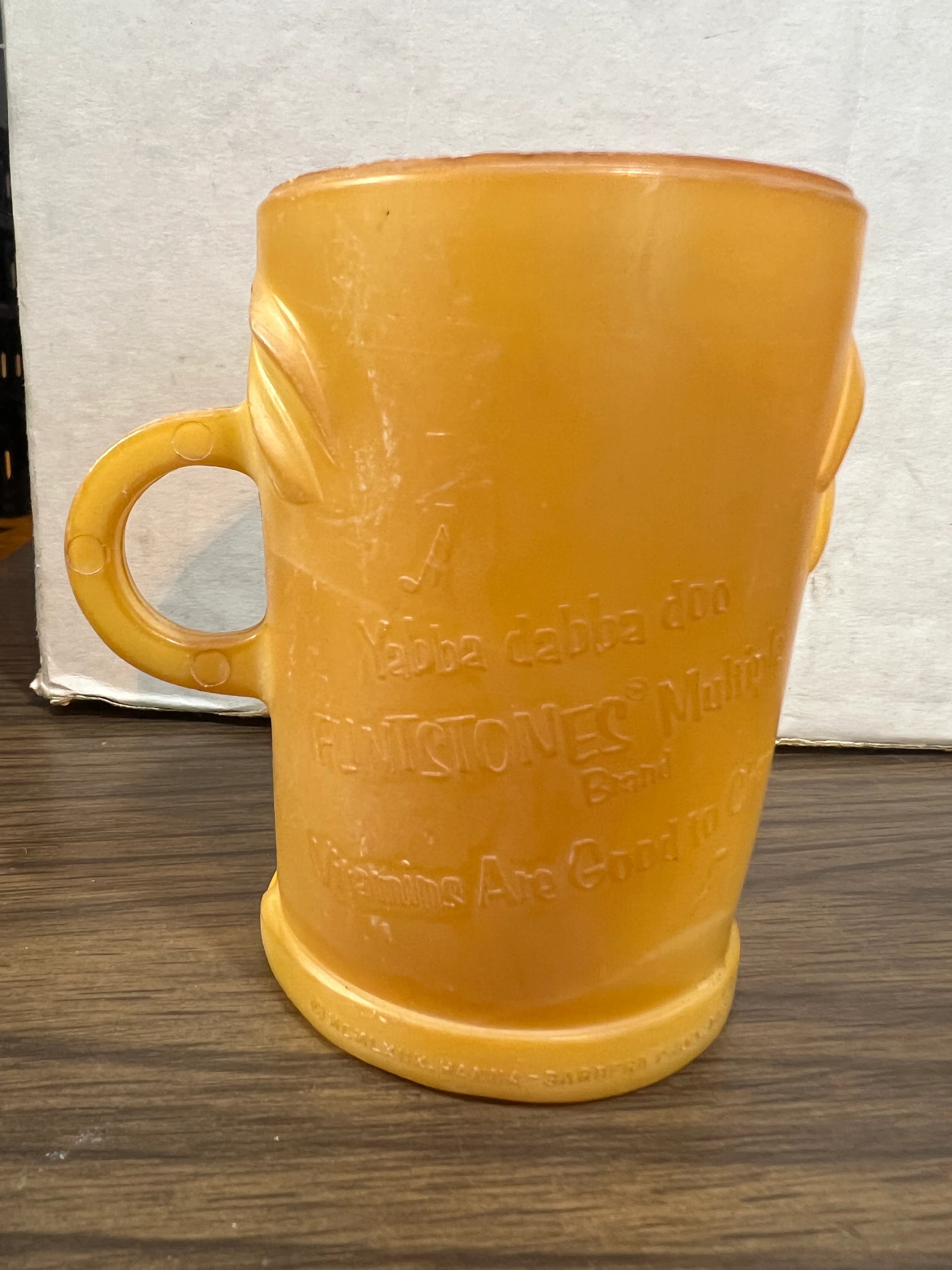 Vintage Flintstones Vitamins Mail-Away Dino Mug 1972 - Image 2