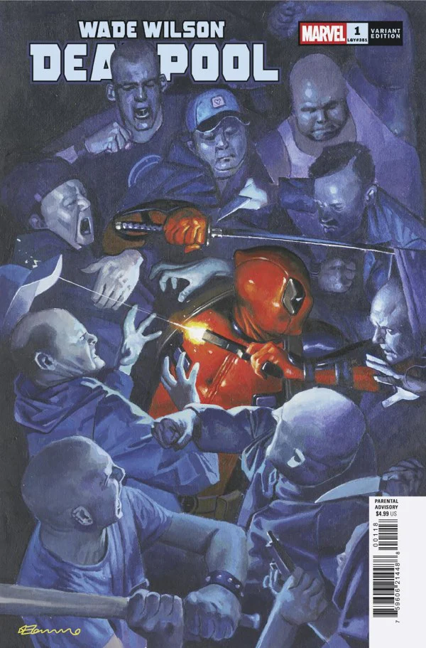 WADE WILSON: DEADPOOL #1 FABRIZIO DE TOMMASO INC 1:25 VARIANT