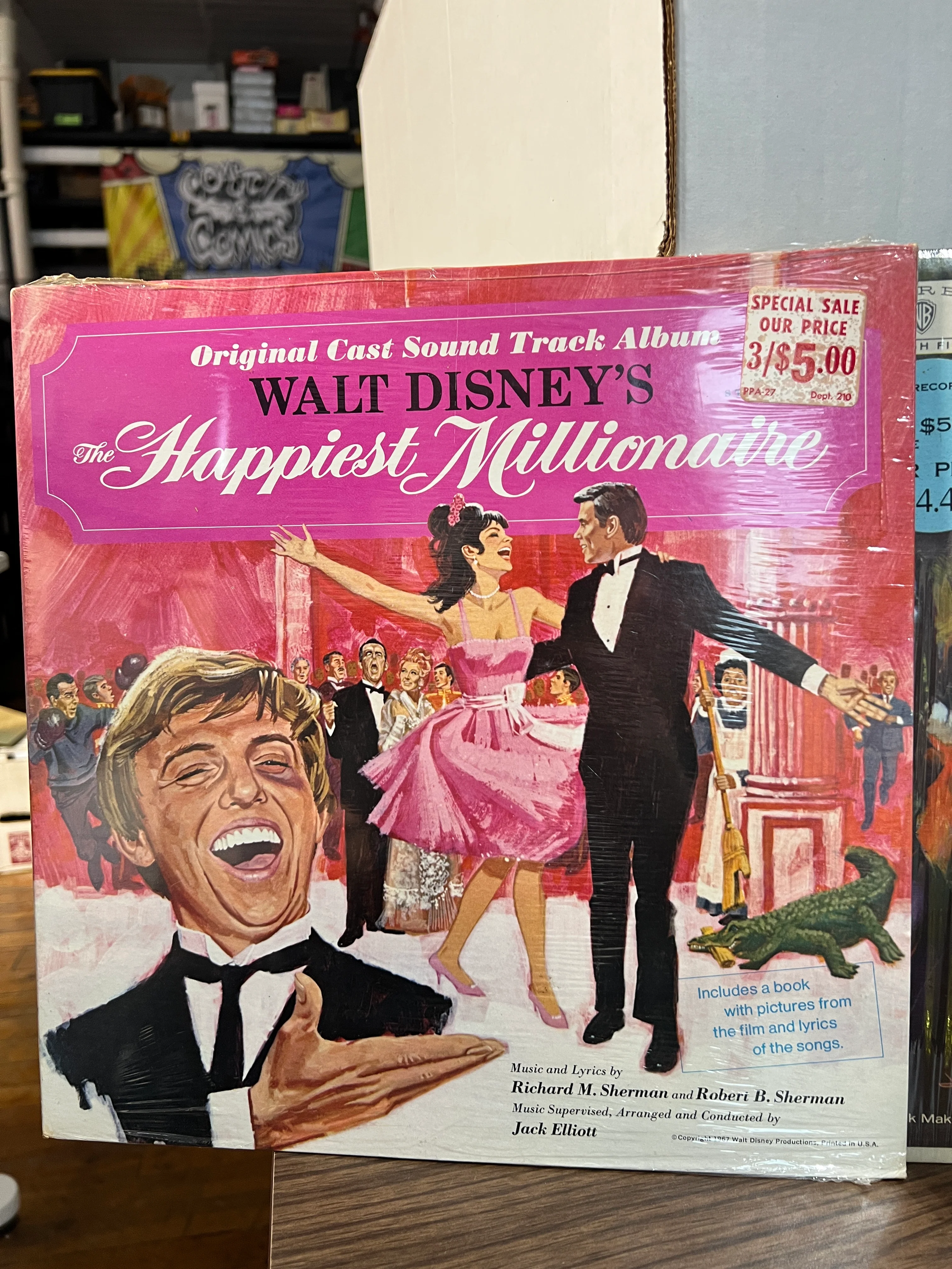 Walt Disney's The Happiest Millionaire : LP Sealed 5001