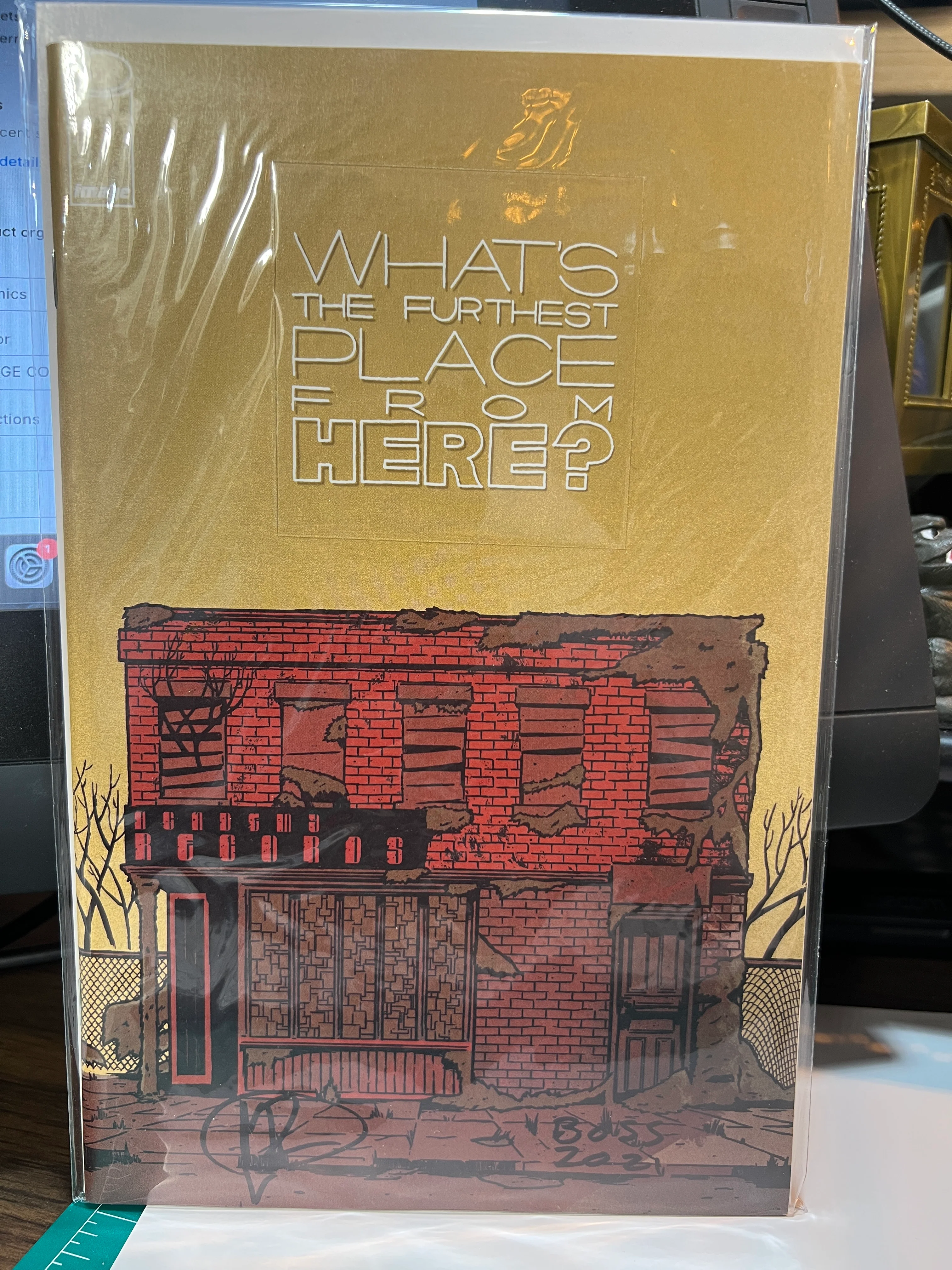 WHATS THE FURTHEST PLACE FROM HERE #1 Virgin Variant Ultra Rare Signed Virgin Variant - Image 2