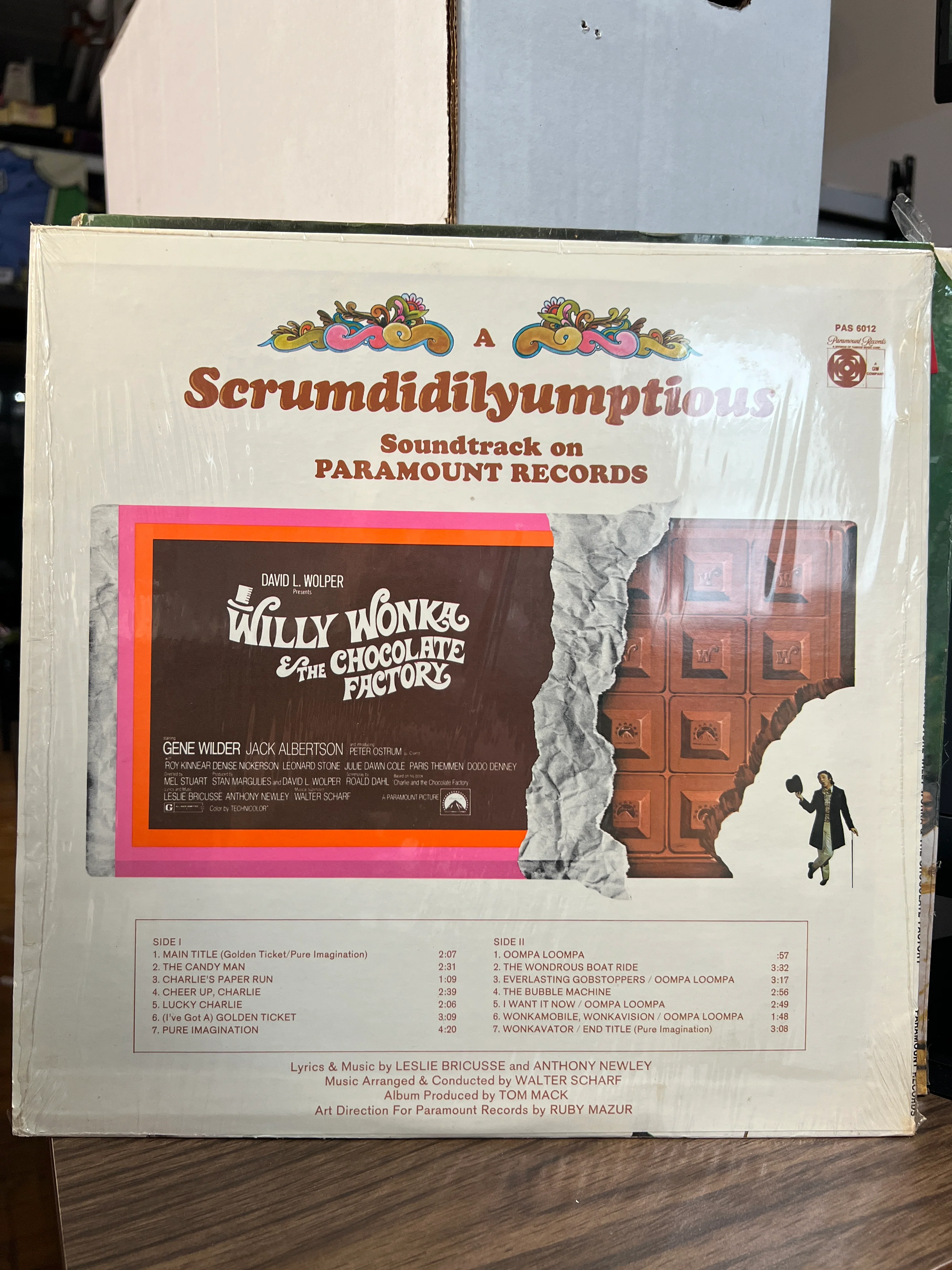 Willy Wonka & The Chocolate Factory OST LP Soundtrack First Pressing - Image 2
