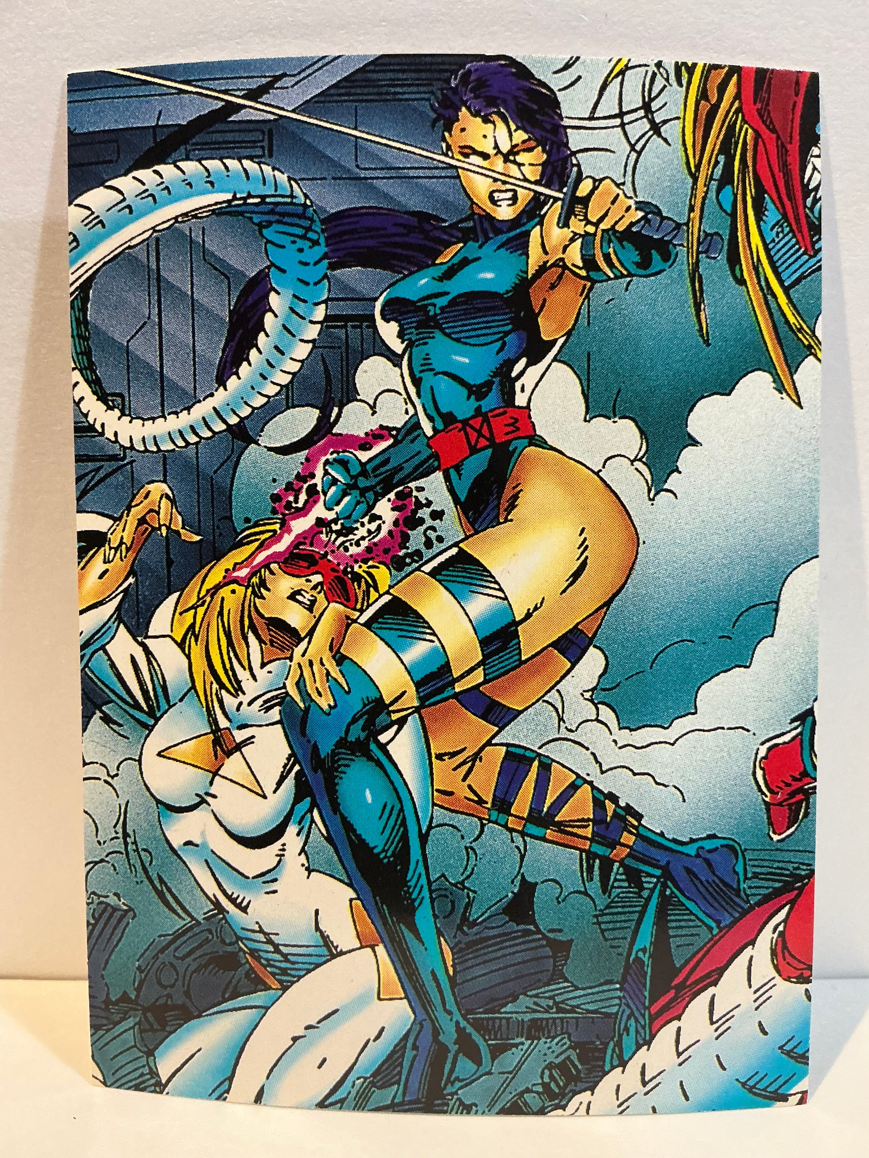 Wolverine : From Then 'Till Now (1992 Trading Card) : #59 Psylocke
