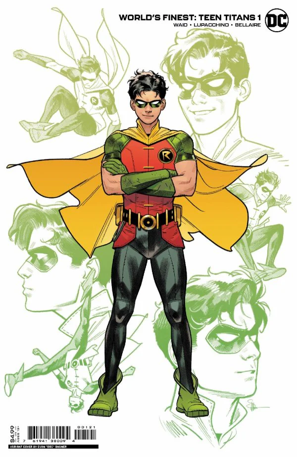 WORLDS FINEST: TEEN TITANS #1 (OF 6) CVR B EVAN DOC SHANER CARD STOCK VAR