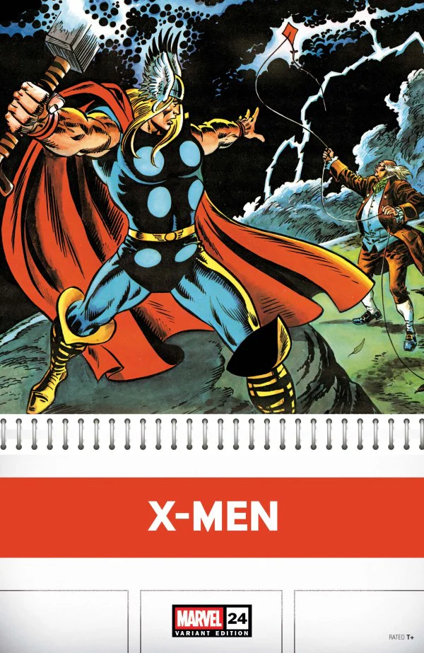 X-MEN #24 (2026) JOHN BUSCEMA BICENTENNIAL CALENDAR HIDDEN GEM INC 1:50 VARIANT