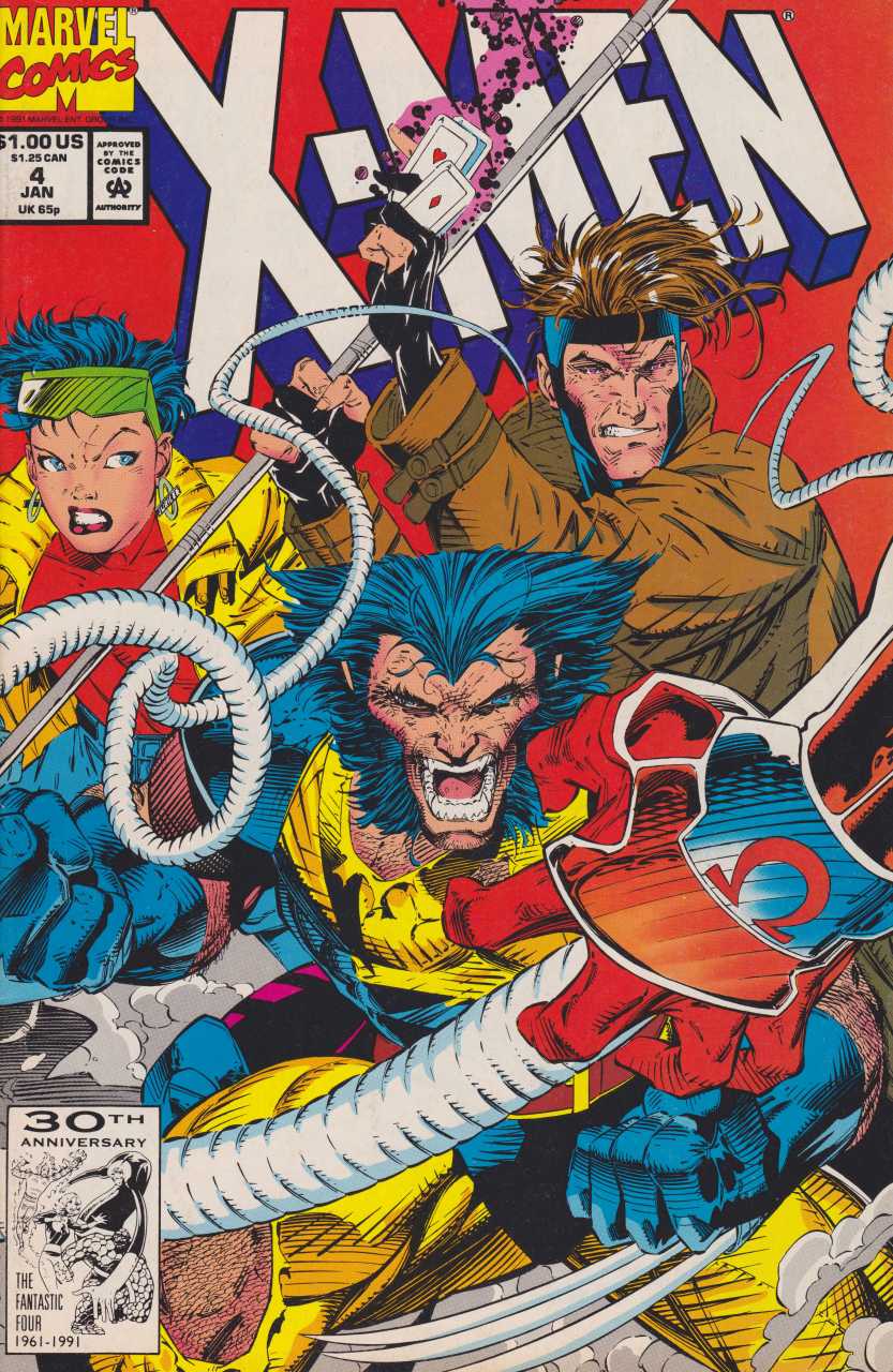 X-Men #4 (1991 First Series) 1st Appearance of Omega Red