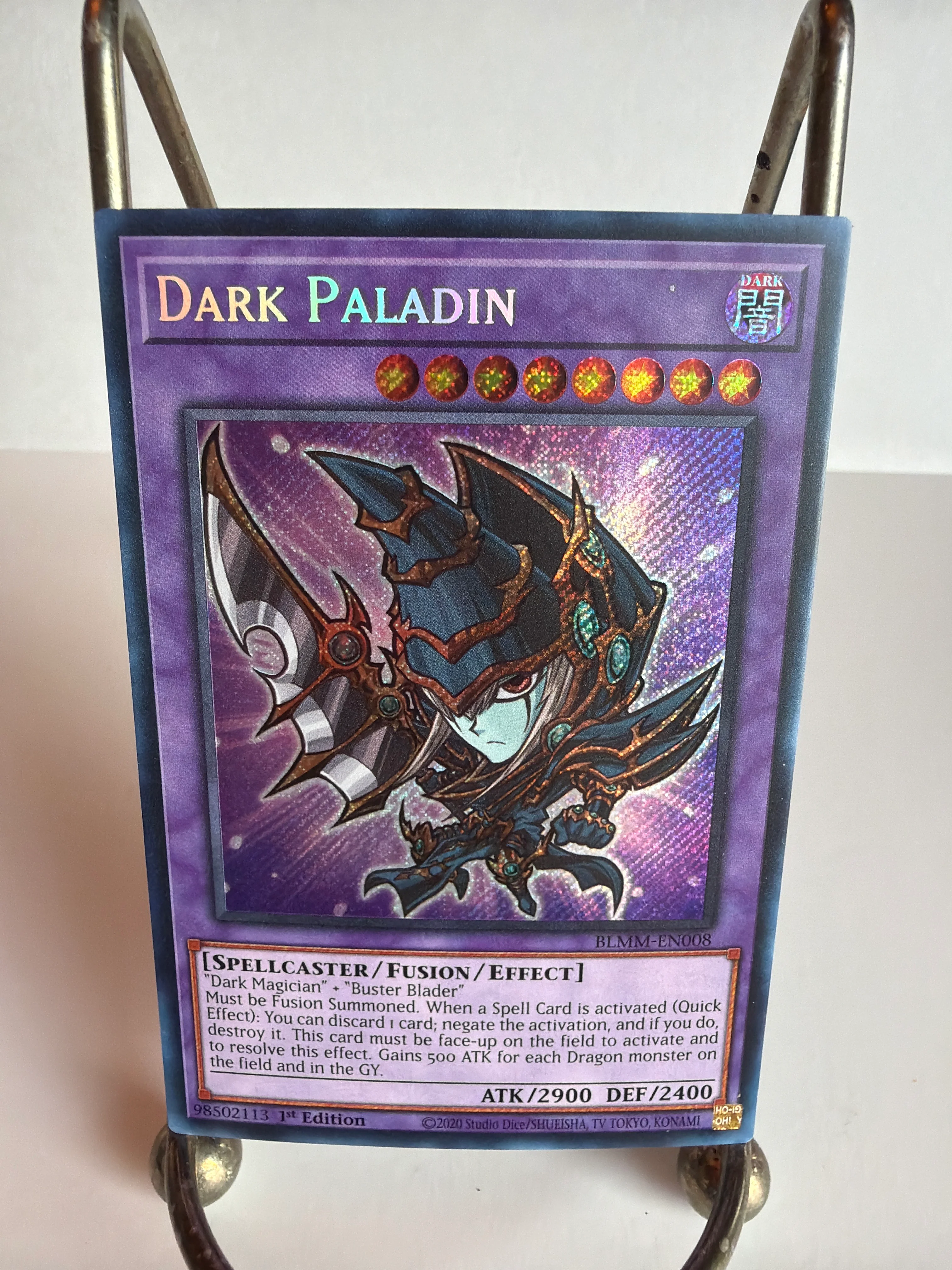 Yu-Gi-Oh! - Battles of Legend: Monster Mayhem - Dark Paladin (Secret Rare 1st Ed)