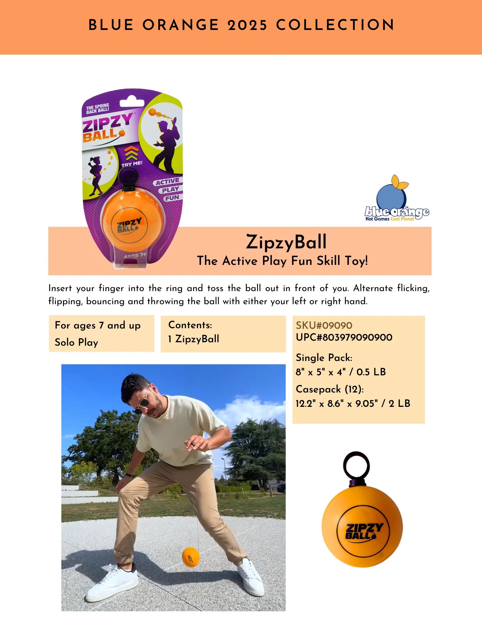 ZipzyBall : The Active Play Fun Skill Toy! - Image 2