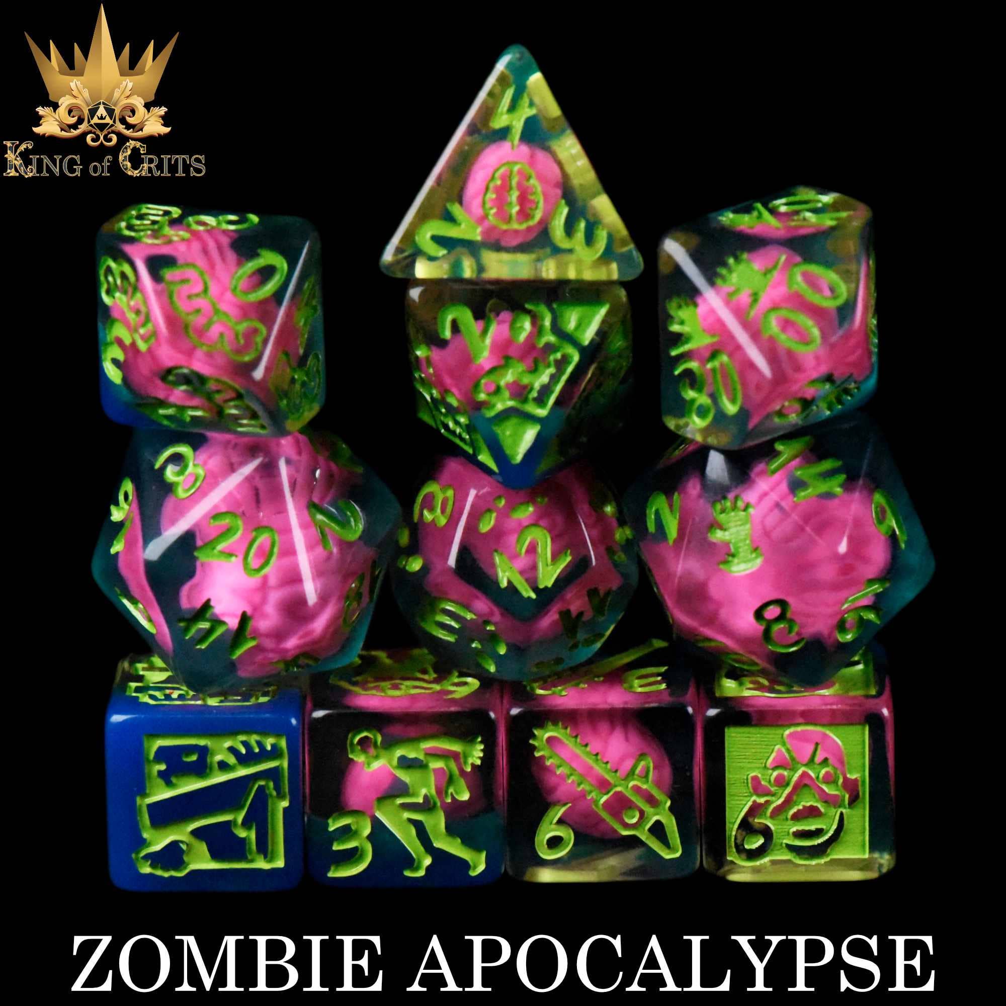 Zombie Apocalypse - 11 Dice Set - Image 2
