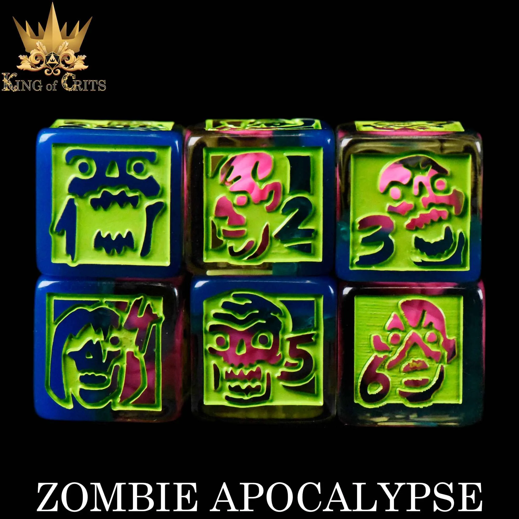 Zombie Apocalypse - 11 Dice Set - Image 7